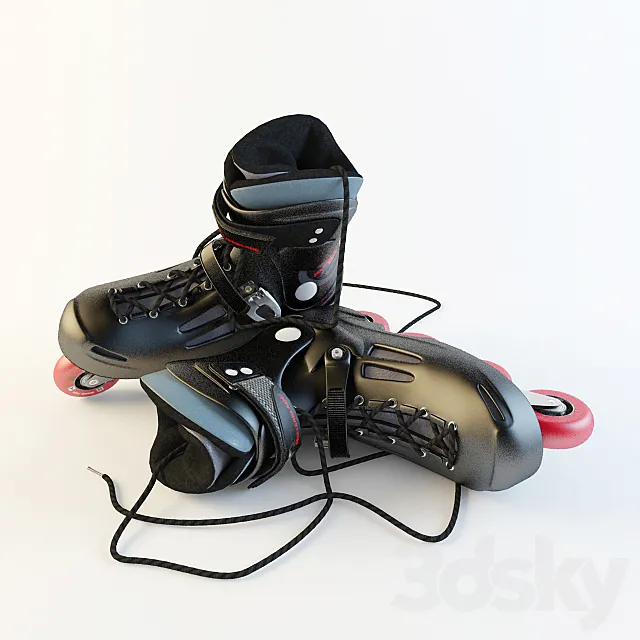 RollerBlade 3D Model