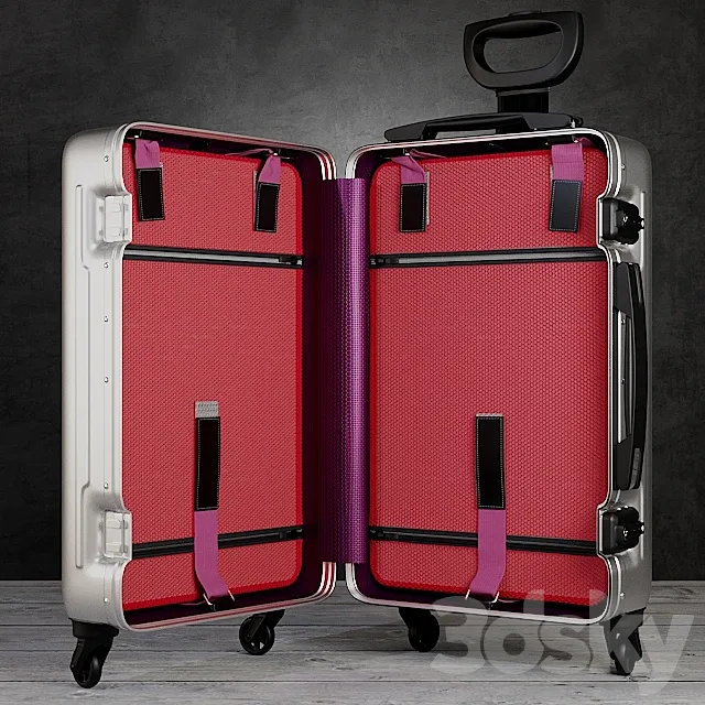 Rolling Luggage 3DModel Rolling Luggage 3DModel
