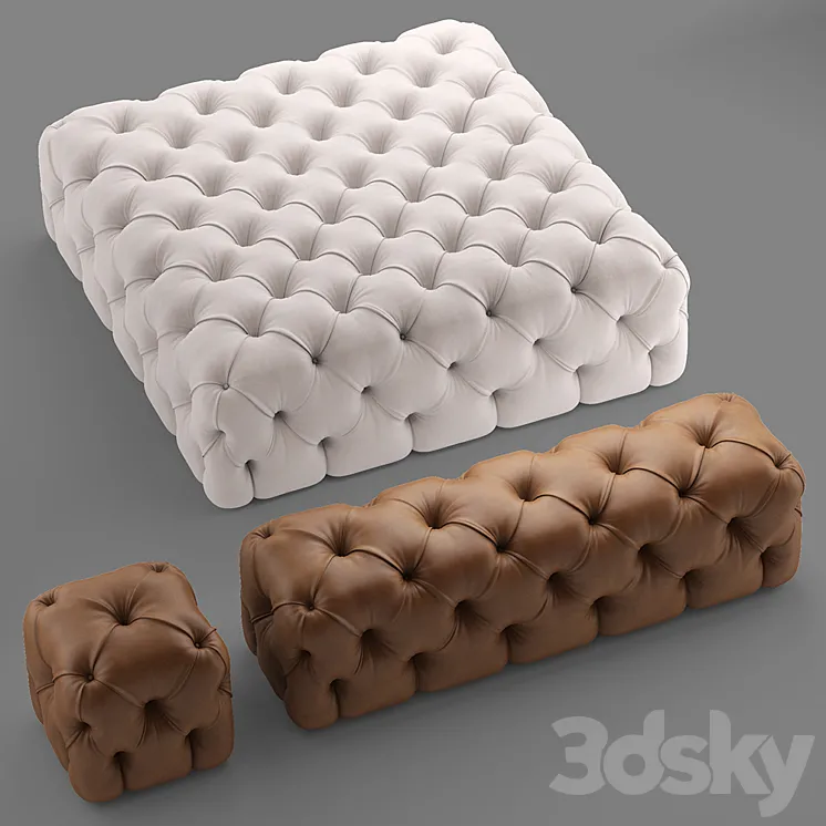 Rollking square pouf 3D Model Free Download Rollking square pouf 3D Model Free Download