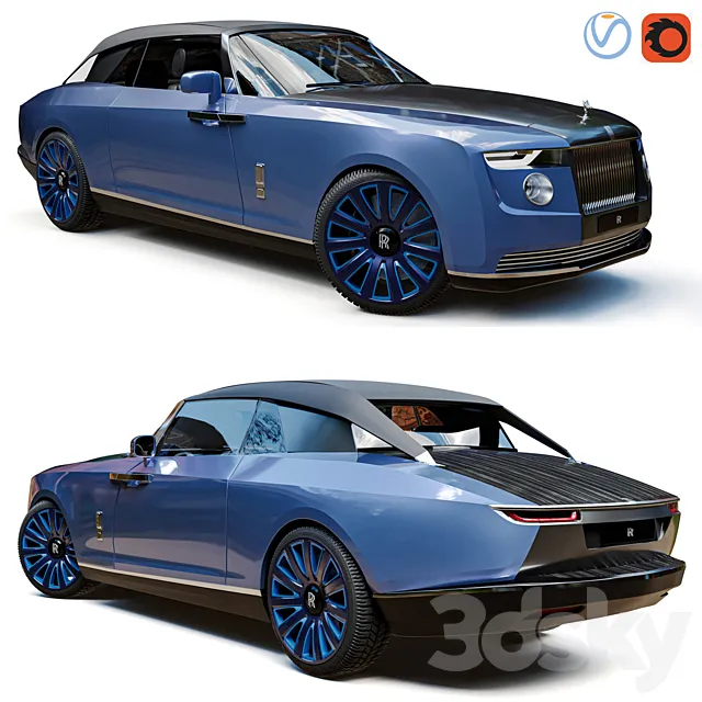 Rolls royce boat tail 3D Model