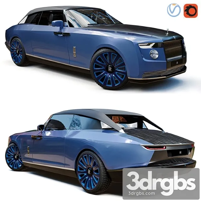 Rolls Royce Boat Tail 3D Model Download