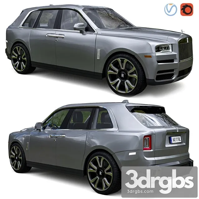 Rolls royce cullinan 3D Model Download