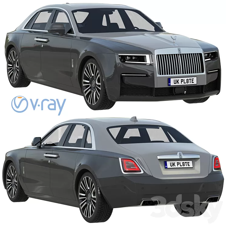 Rolls-Royce Ghost 3D Model Free Download