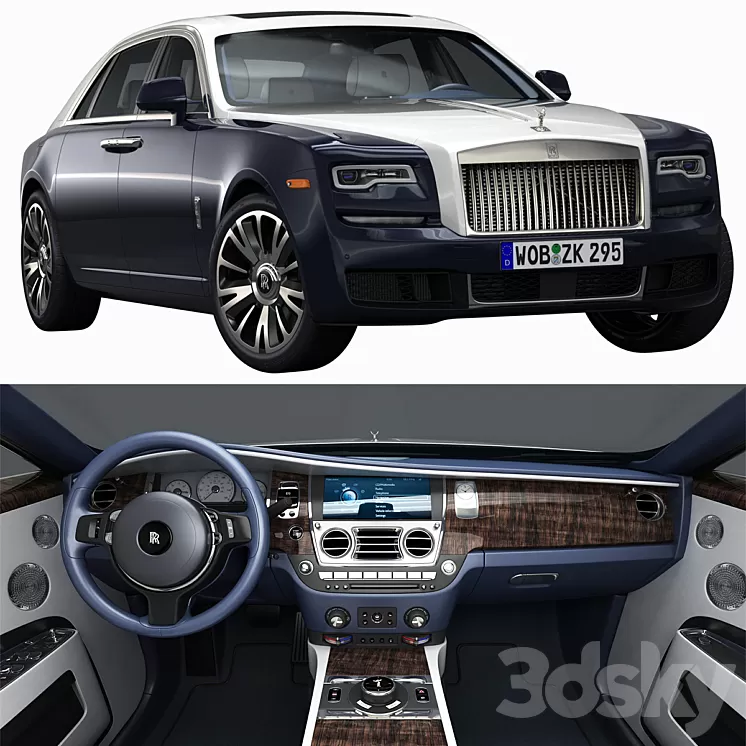 Rolls-Royce Ghost EWB 3D Model