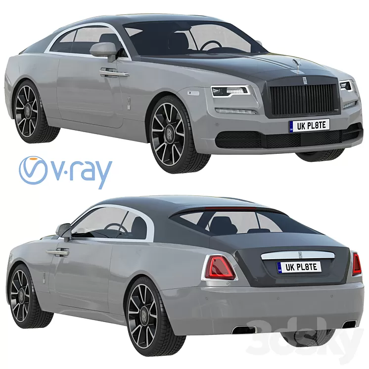 Rolls-Royce Wraith 3D Model Free Download