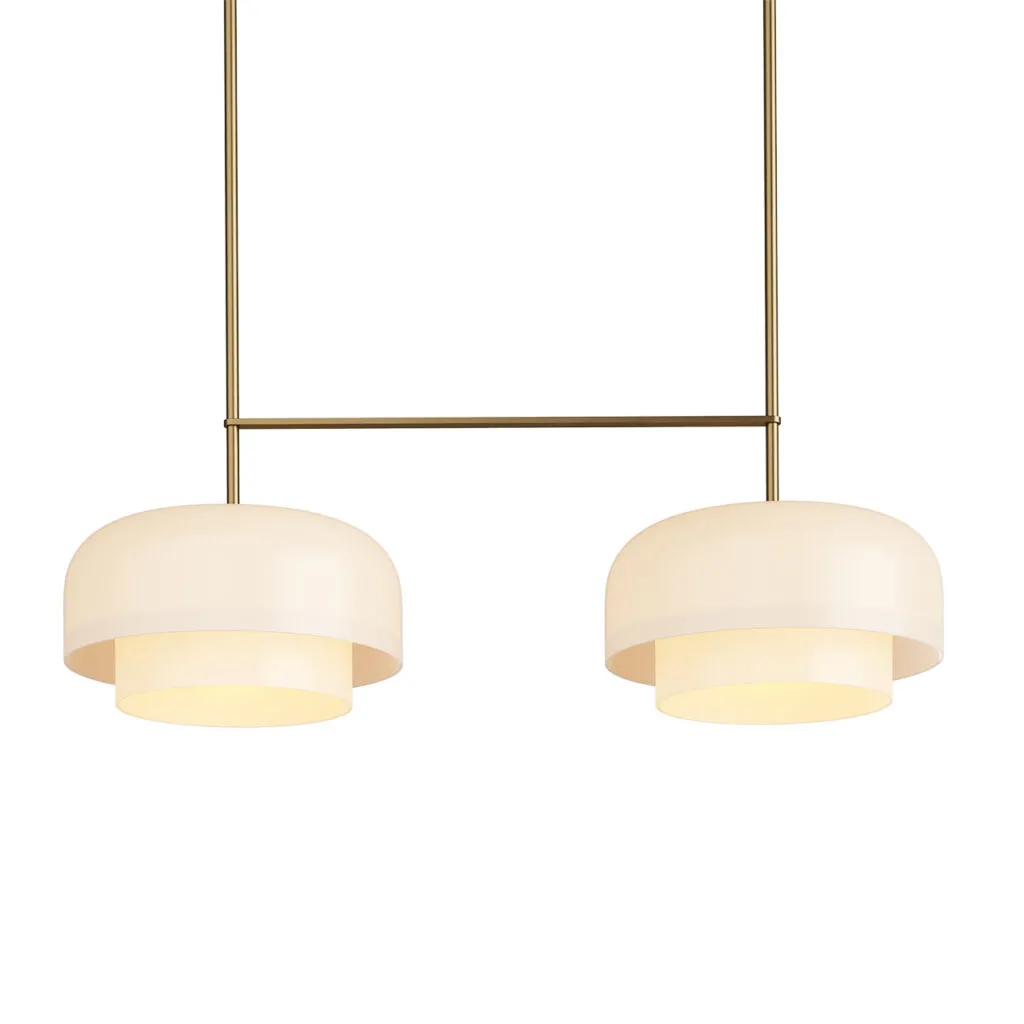 Rolo Extra Large Double Down Double Pendant by Articolo Rolo Extra Large Double Down Double Pendant by Articolo