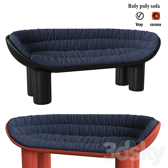 Roly Poly Sofa 3DModel Roly Poly Sofa 3DModel
