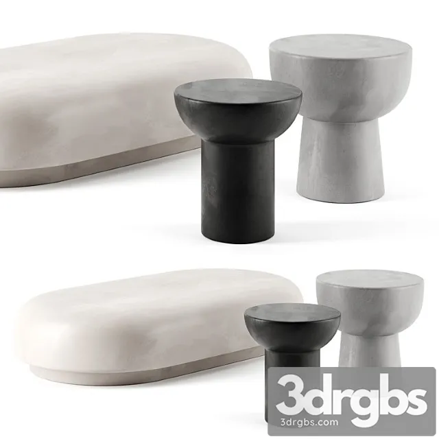 Roly-poly tables by faye toogood Roly-poly tables by faye toogood