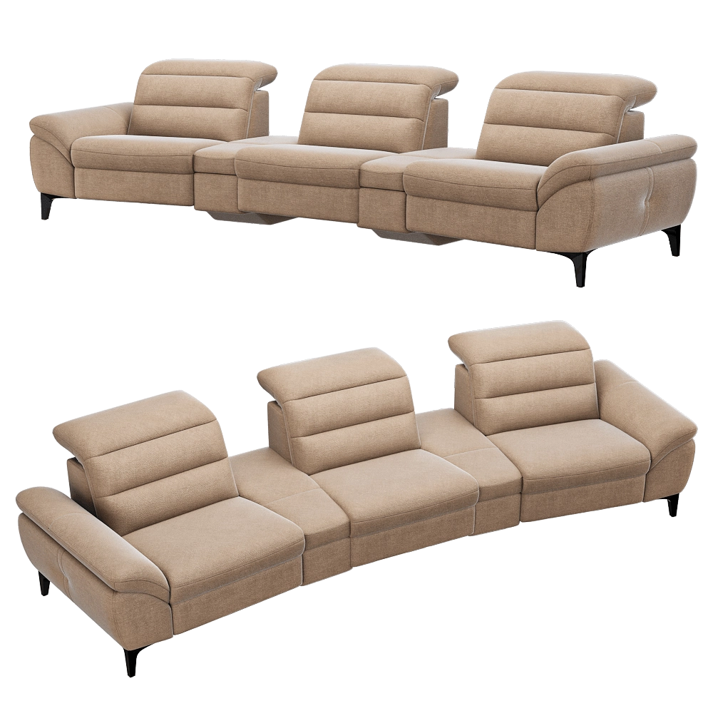 Rom – Sofa Daphne 1 3D Model Rom – Sofa Daphne 1 3D Model
