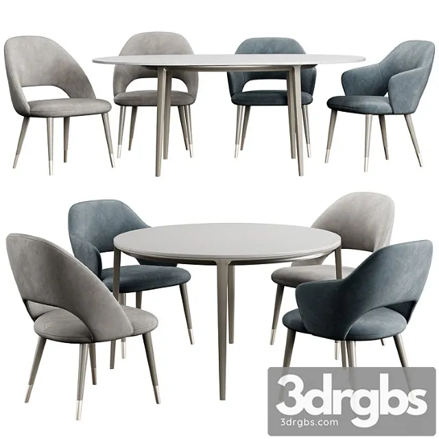 Roma Chair Table 3D Model Download