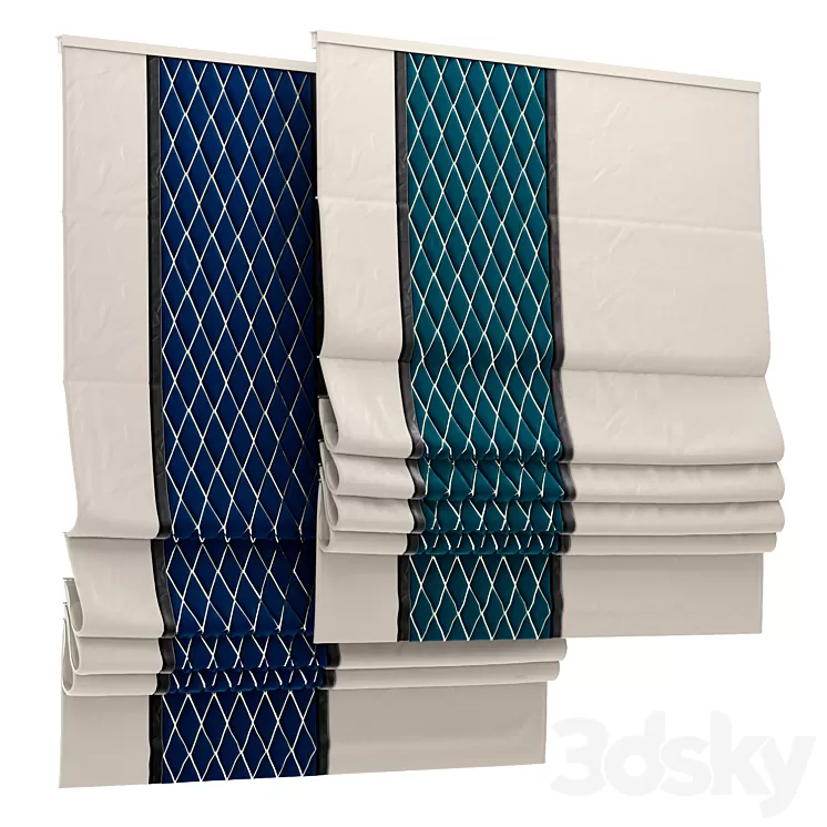 Roman blind 108 3D Model Free Download