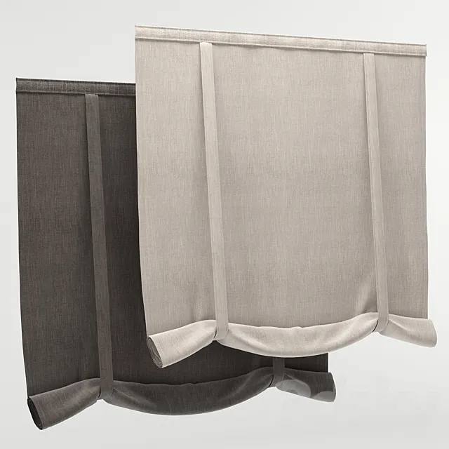 Roman blind 39 3D Model Roman blind 39 3D Model