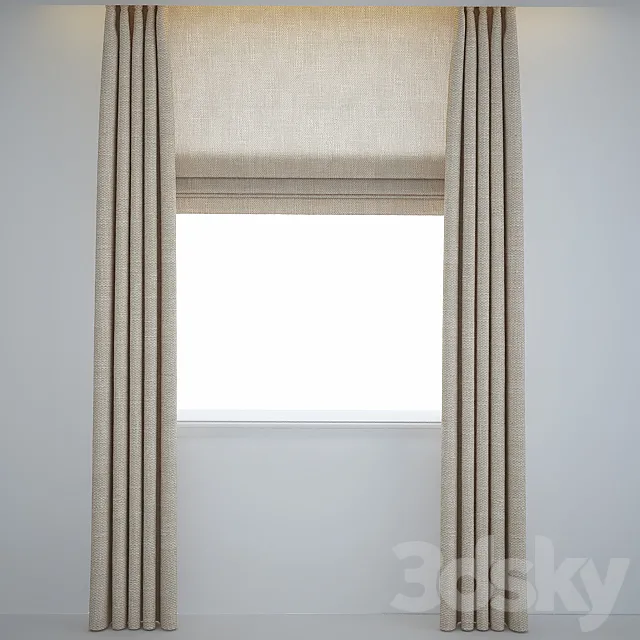 Roman blind 3DModel