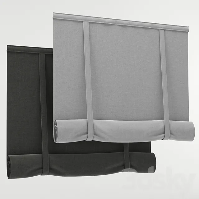 Roman blind 41 3D Model Roman blind 41 3D Model