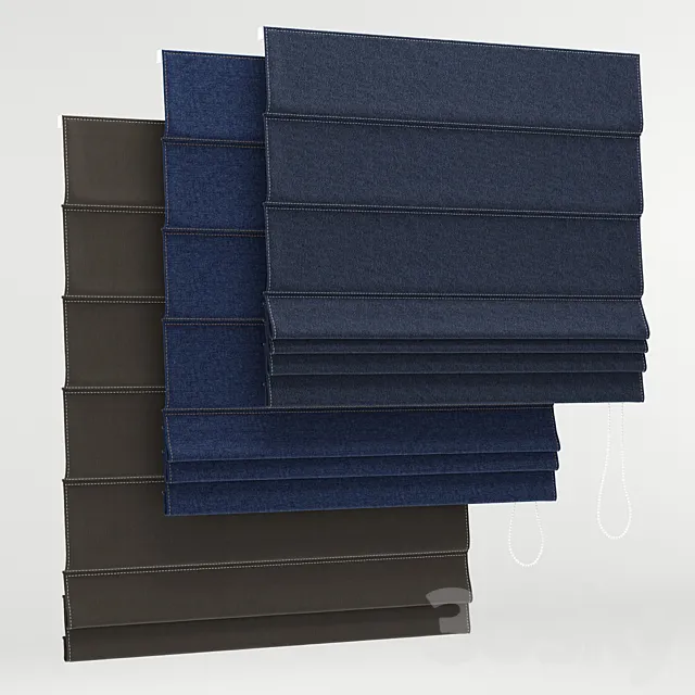 Roman blind 42 3D Model Roman blind 42 3D Model