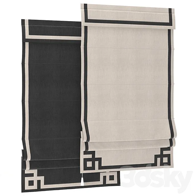 Roman blind 49 3DModel Roman blind 49 3DModel