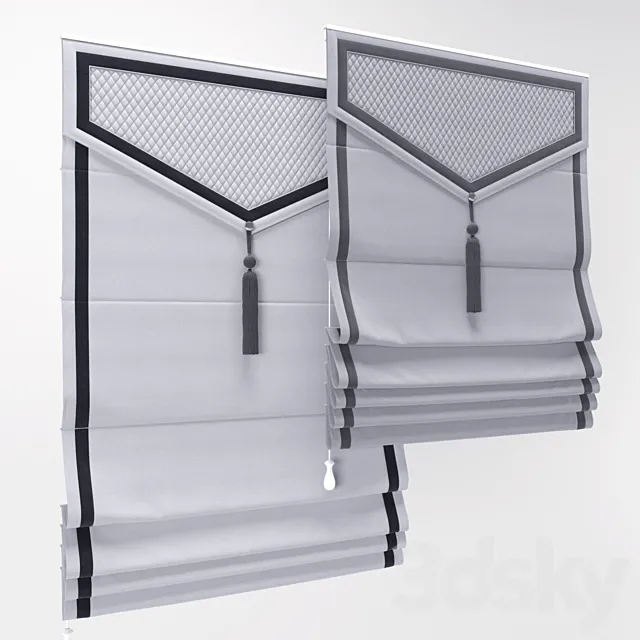 Roman blind 51 3DModel Roman blind 51 3DModel