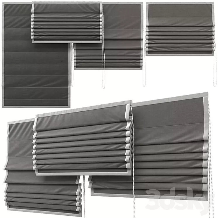 Roman blind 7 3D Model
