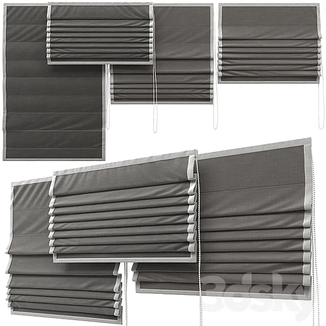 Roman blind 7 3DModel Roman blind 7 3DModel