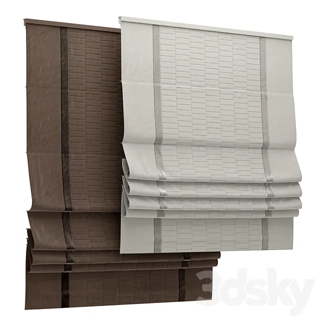 Roman blind 88 3D Model