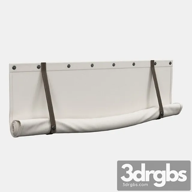 Roman Blind With Garters 3D Model Download