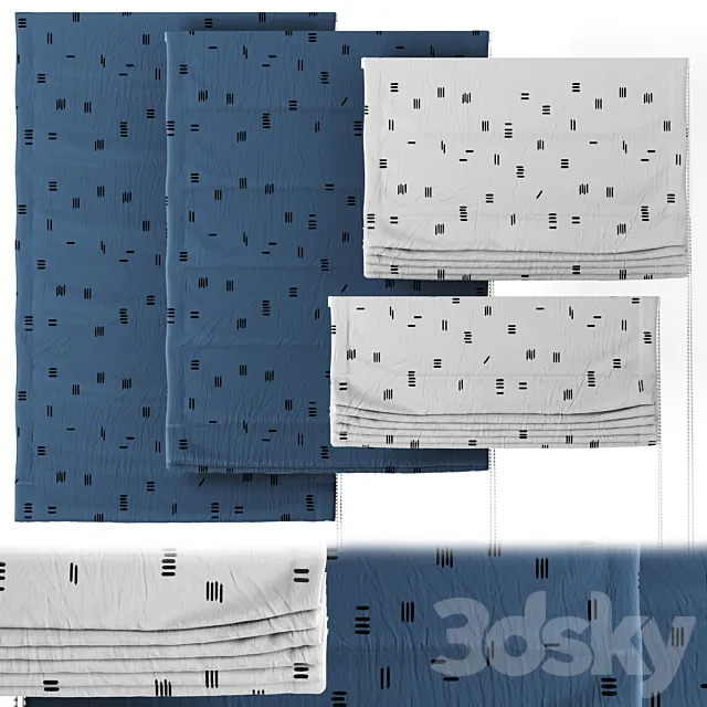 Roman blind_02 3D Model