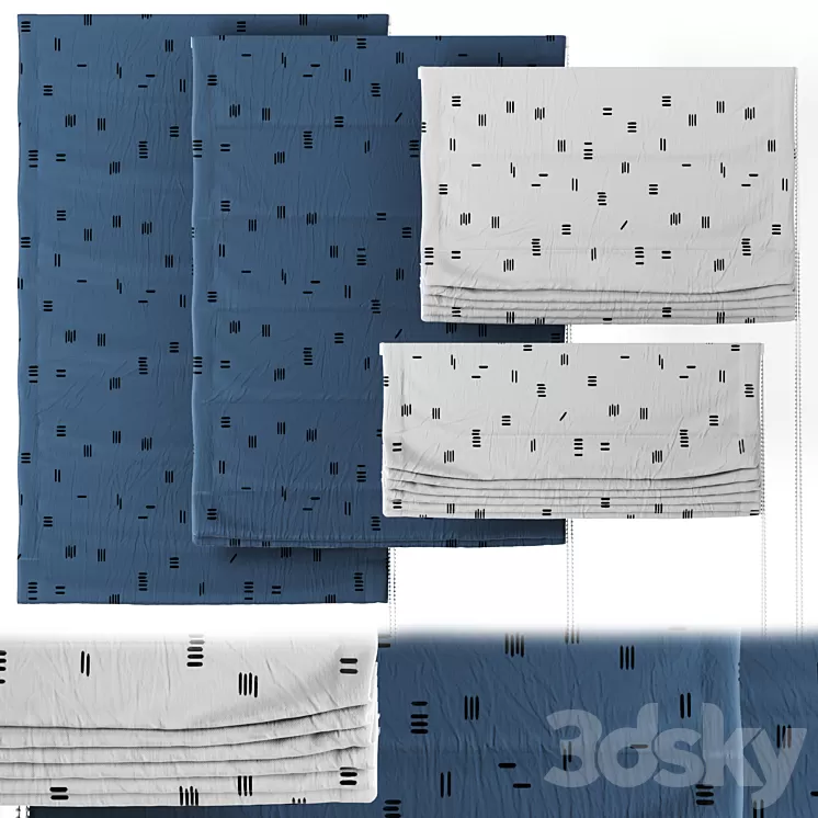 Roman blind_02 3D Model Free Download