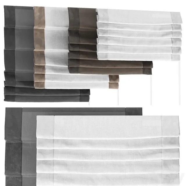 Roman blind_15 3D Model Roman blind_15 3D Model