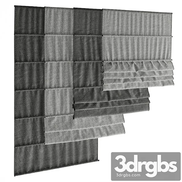 Roman Blinds 17 3D Model Download