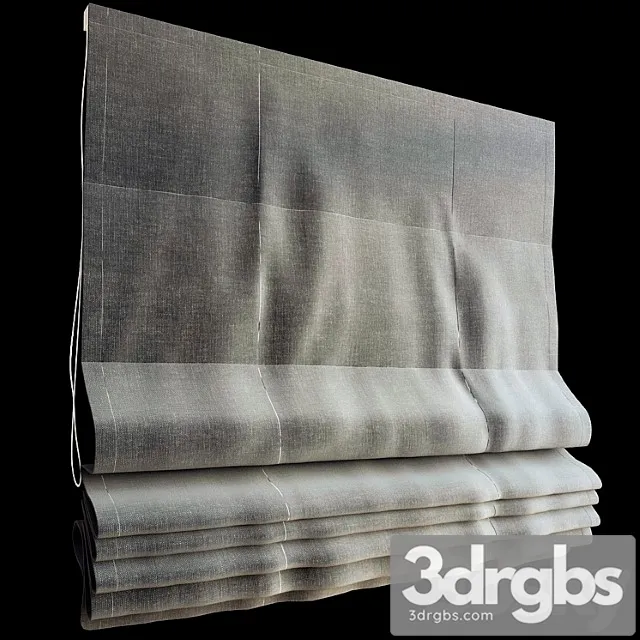 Roman Blinds 2 3D Model Download