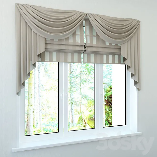 Roman blinds ?2 3DModel