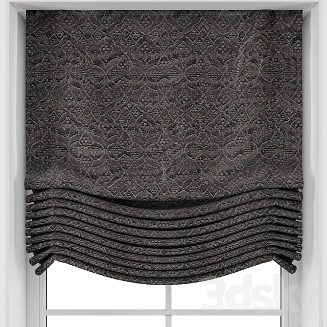 Roman blinds 2 3DModel Roman blinds 2 3DModel