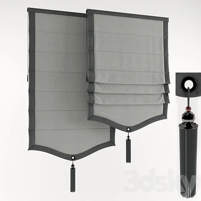 Roman blinds ?4 3DModel