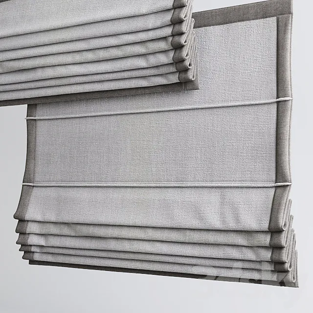 Roman blinds Roman blinds 2 3DModel