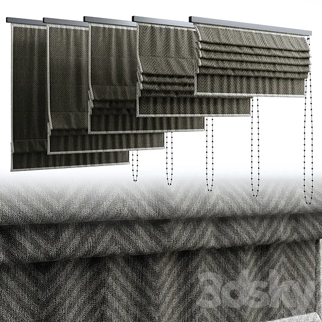 Roman curtain 04 3D Model Roman curtain 04 3D Model