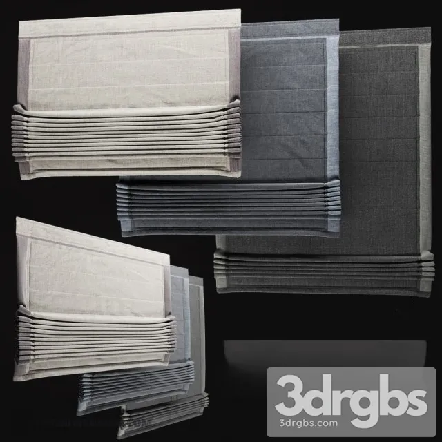 Roman Curtain 09 3D Model Download