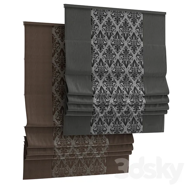 Roman curtain 67 3D Model Roman curtain 67 3D Model