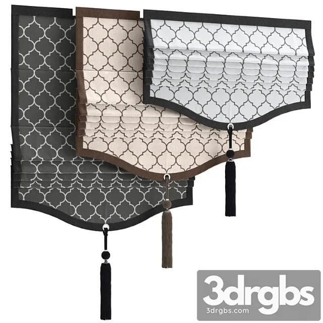 Roman curtain 72 part 2 3D Model Download