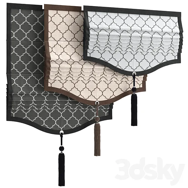 Roman curtain 72 part 2 3D Model Roman curtain 72 part 2 3D Model