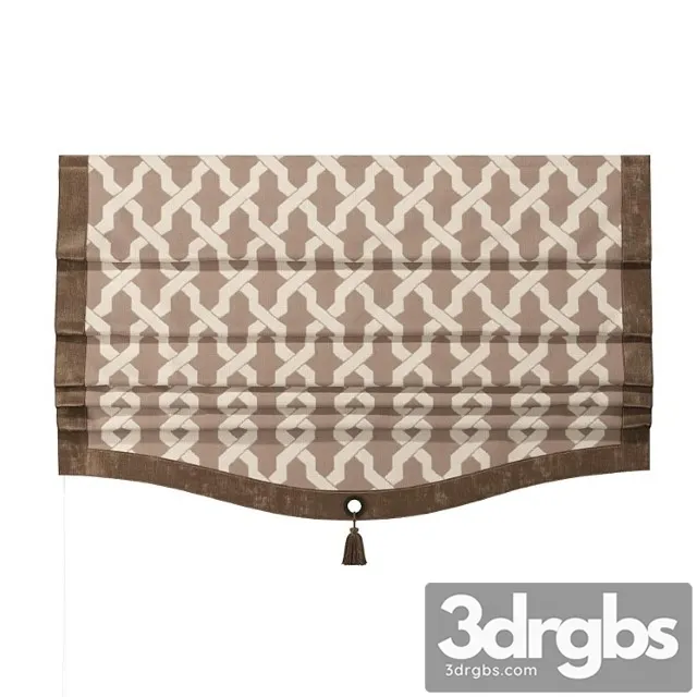 Roman Curtain Ilonka 01 3D Model Download