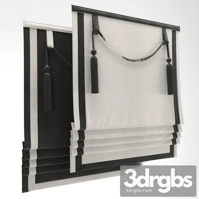 Roman Curtain Luxury 3D Model Download