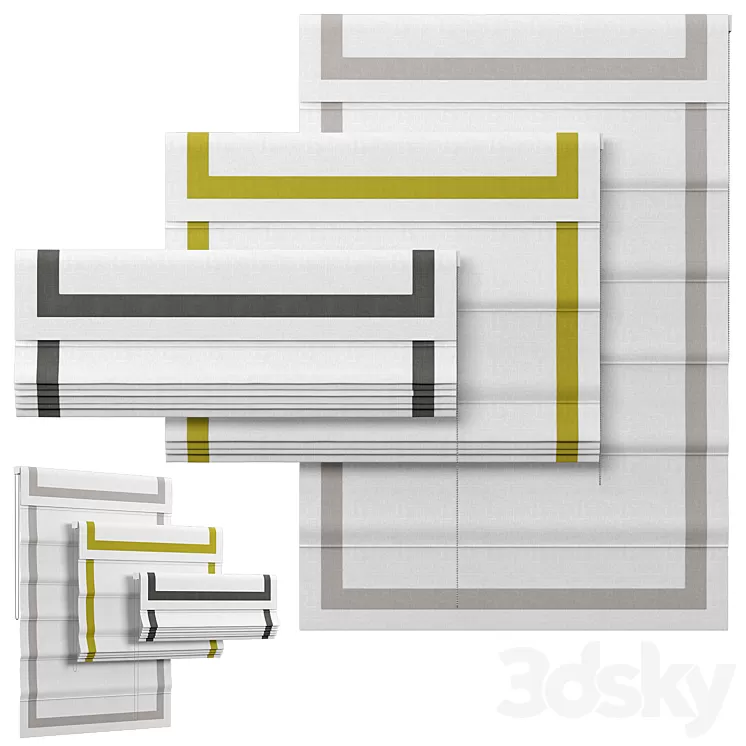 Roman Curtains 06 | Karuilu Home | Providence 3D Model Roman Curtains 06 | Karuilu Home | Providence 3D Model