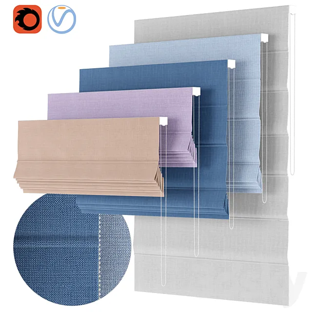 Roman Curtains 13 | Revati 3D Model Roman Curtains 13 | Revati 3D Model