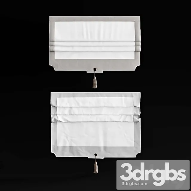 Roman Curtains 29 3D Model Download