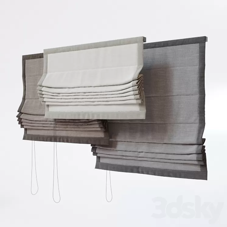 Roman Shade 2 3D Model