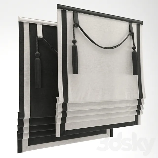 Roman Shade 24 3DModel
