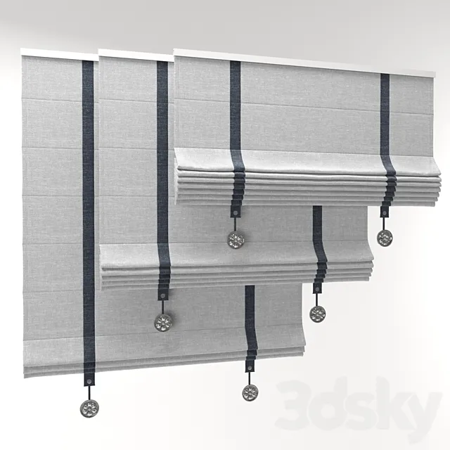 Roman Shade 29 3DModel