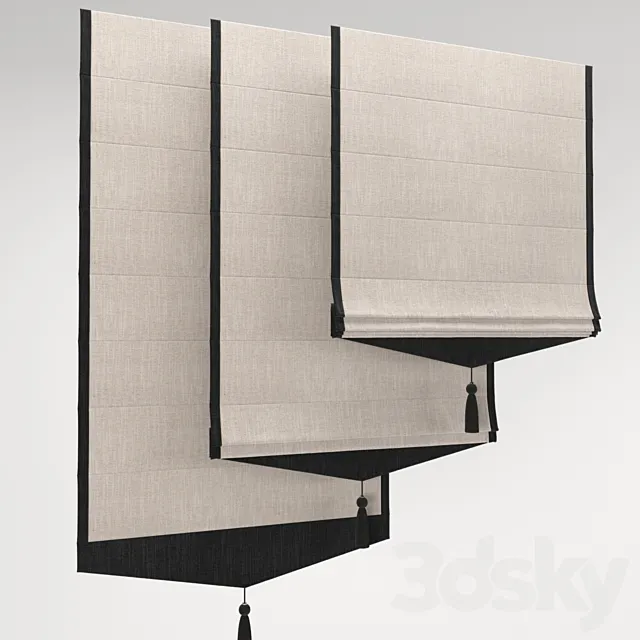 Roman Shade 30 3DModel