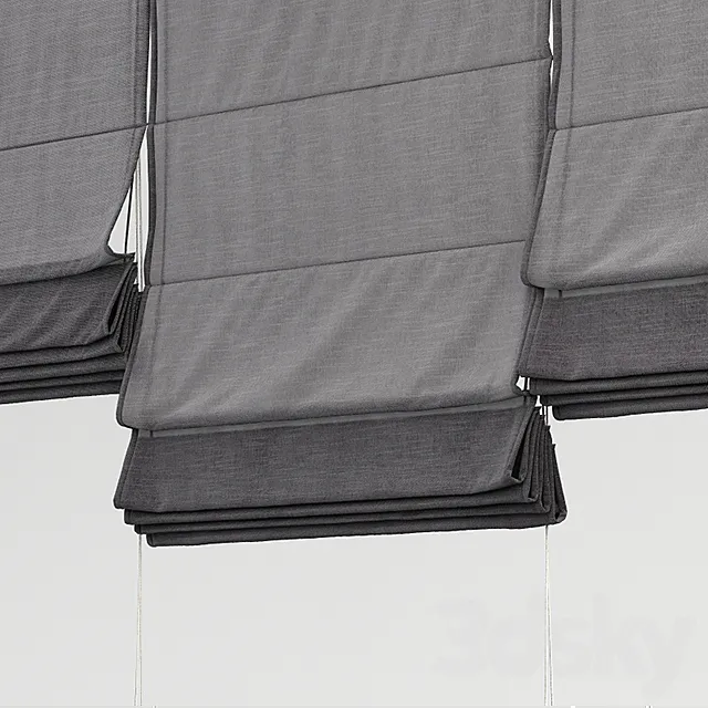 Roman shades 3 3DModel