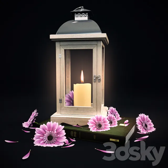 Romantic set 3D Model Romantic set 3D Model